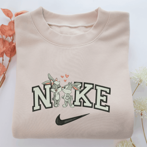 Nike Baby Lola with Baby Bugs Nike Embroidered Sweatshirt, Nike Movie Inspired, Best Gifts Idea For Him Her