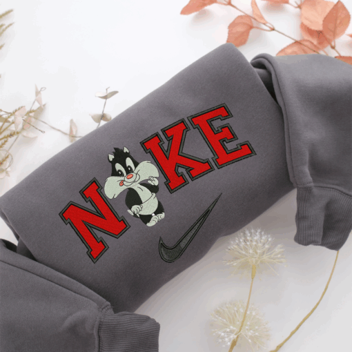 Nike Baby Sylvester Nike Embroidered Sweatshirt, Nike Movie Inspired, Best Gifts Idea For Him Her - Image 4