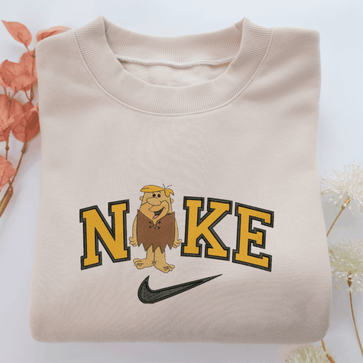 Nike Barney Rubble Nike Embroidered Sweatshirt, Nike Movie Inspired, Best Gifts Idea For Him Her
