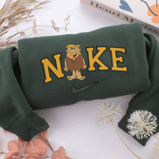 Nike Barney Rubble Nike Embroidered Sweatshirt, Nike Movie Inspired, Best Gifts Idea For Him Her - Image 3