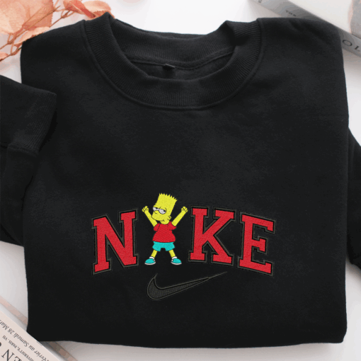 Nike Bart Full Body Nike Embroidered Sweatshirt, Nike Movie Inspired, Best Gifts Idea For Him Her - Image 2