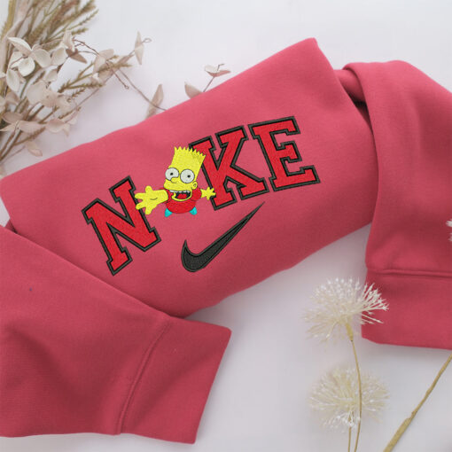 Nike Bart Half Body Embroidery, Disneyland Embroidered Sweatshirt, Movie Disney Inspired, Best Gifts Idea For Him Her - Image 4