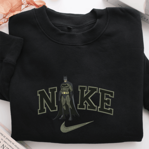 NIke Batman Nike Embroidered Sweatshirt, Nike Movie Inspired, Best Gifts Idea For Him Her - Image 2