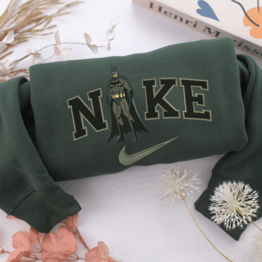 NIke Batman Nike Embroidered Sweatshirt, Nike Movie Inspired, Best Gifts Idea For Him Her - Image 3