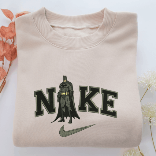 NIke Batman Nike Embroidered Sweatshirt, Nike Movie Inspired, Best Gifts Idea For Him Her