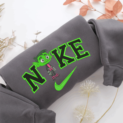 NIke Beast Boy Nike Embroidered Sweatshirt, Nike Movie Inspired, Best Gifts Idea For Him Her - Image 4