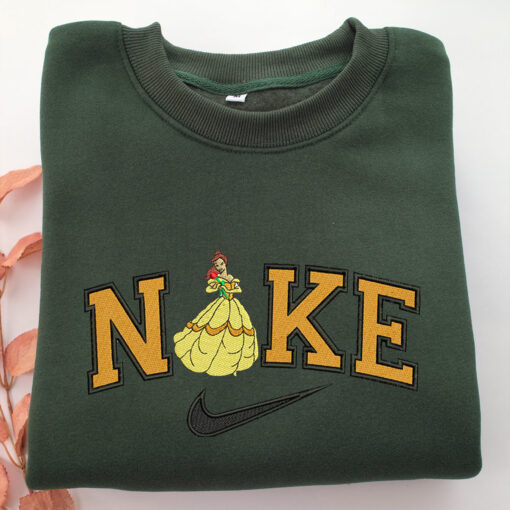 Nike Belle Full Body Embroidery, Disneyland Embroidered Sweatshirt, Movie Disney Inspired, Best Gifts Idea For Him Her - Image 3