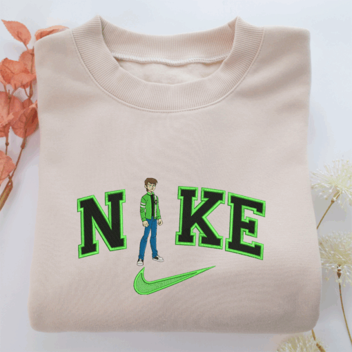 Nike Ben 10 Alien Force Nike Embroidered Sweatshirt, Nike Movie Inspired, Best Gifts Idea For Him Her