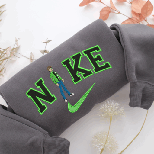 Nike Ben 10 Alien Force Nike Embroidered Sweatshirt, Nike Movie Inspired, Best Gifts Idea For Him Her - Image 4