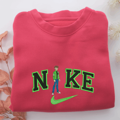 Nike Ben 10 Alien Force Nike Embroidered Sweatshirt, Nike Movie Inspired, Best Gifts Idea For Him Her - Image 5