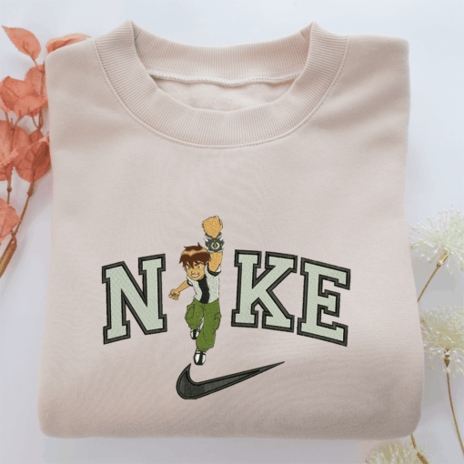 Nike Ben 10 Nike Embroidered Sweatshirt, Nike Movie Inspired, Best Gifts Idea For Him Her