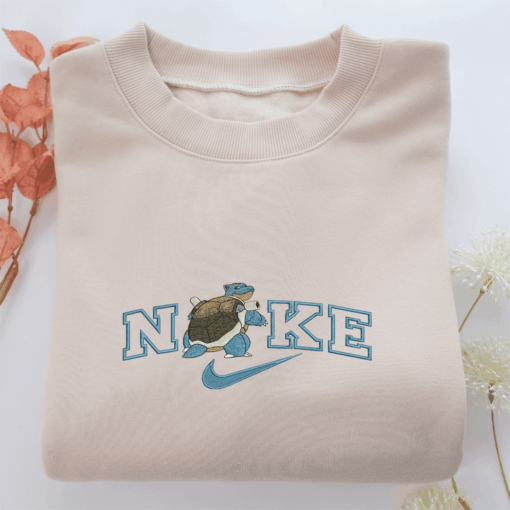 Nike Blastoise Nike Embroidered Sweatshirt, Nike Movie Inspired, Best Gifts Idea For Him Her