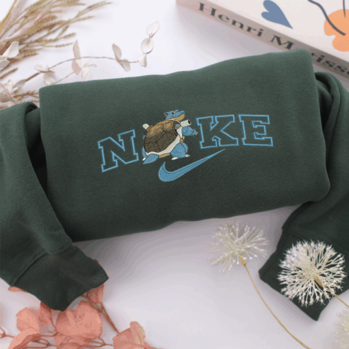Nike Blastoise Nike Embroidered Sweatshirt, Nike Movie Inspired, Best Gifts Idea For Him Her - Image 3