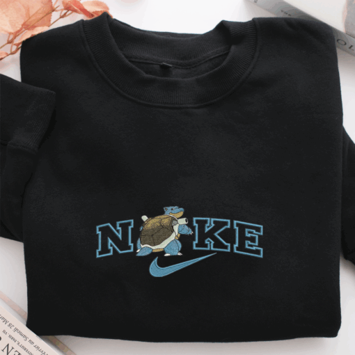 Nike Blastoise Nike Embroidered Sweatshirt, Nike Movie Inspired, Best Gifts Idea For Him Her - Image 2
