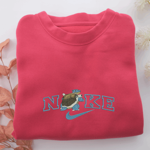 Nike Blastoise Nike Embroidered Sweatshirt, Nike Movie Inspired, Best Gifts Idea For Him Her - Image 5