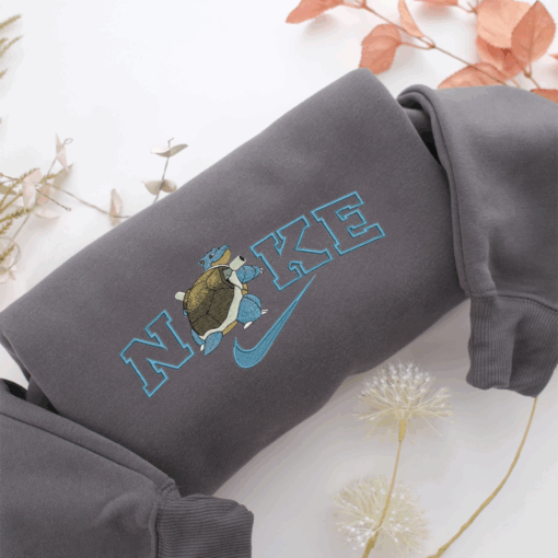 Nike Blastoise Nike Embroidered Sweatshirt, Nike Movie Inspired, Best Gifts Idea For Him Her - Image 4