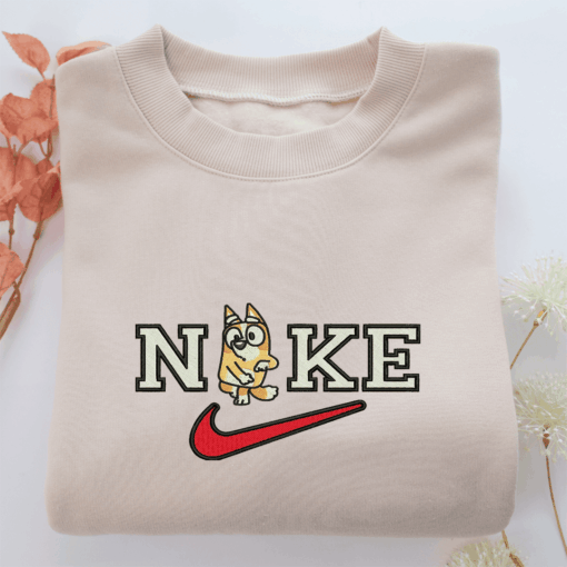 Nike Bluey Nike Embroidered Sweatshirt, Nike Movie Inspired, Best Gifts Idea For Him Her