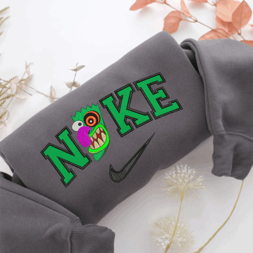 Nike Boga Boga Boga Mask Nike Embroidered Sweatshirt, Nike Movie Inspired, Best Gifts Idea For Him Her - Image 4