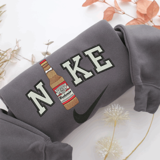 Nike Bottle Beer Nike Embroidered Sweatshirt, Nike Movie Inspired, Best Gifts Idea For Him Her - Image 4