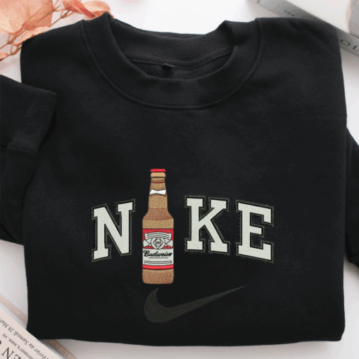 Nike Bottle Beer Nike Embroidered Sweatshirt, Nike Movie Inspired, Best Gifts Idea For Him Her - Image 2