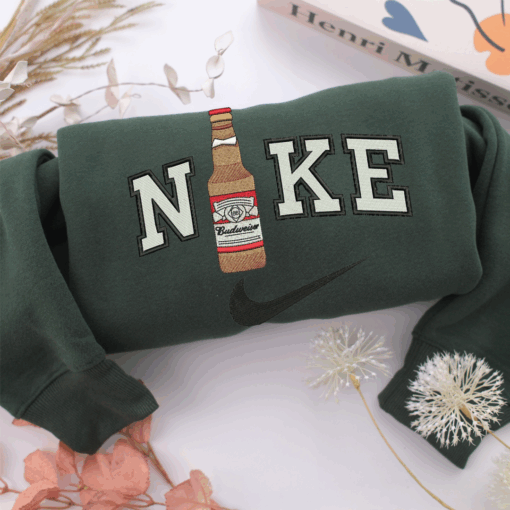 Nike Bottle Beer Nike Embroidered Sweatshirt, Nike Movie Inspired, Best Gifts Idea For Him Her - Image 3
