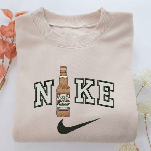 Nike Bottle Beer Nike Embroidered Sweatshirt, Nike Movie Inspired, Best Gifts Idea For Him Her