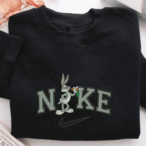 Nike Bugs Bunny Nike Embroidered Sweatshirt, Nike Movie Inspired, Best Gifts Idea For Him Her - Image 2