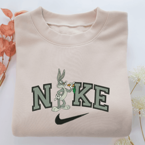 Nike Bugs Bunny Nike Embroidered Sweatshirt, Nike Movie Inspired, Best Gifts Idea For Him Her