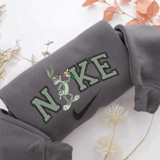 Nike Bugs Bunny Nike Embroidered Sweatshirt, Nike Movie Inspired, Best Gifts Idea For Him Her - Image 4