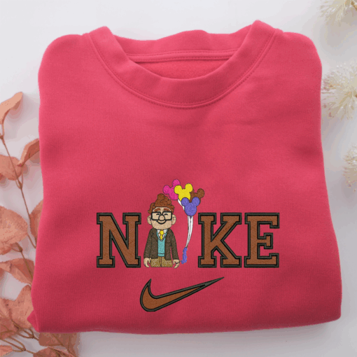 Nike Carl Fredricksen Nike Embroidered Sweatshirt, Nike Movie Inspired, Best Gifts Idea For Him Her - Image 5