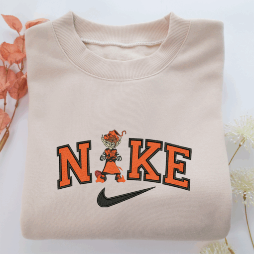 Nike Cartoon Nike Embroidered Sweatshirt, Nike Movie Inspired, Best Gifts Idea For Him Her