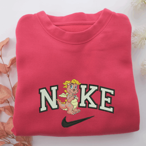 Nike Cassie Dragon Tales Nike Embroidered Sweatshirt, Nike Movie Inspired, Best Gifts Idea For Him Her - Image 5