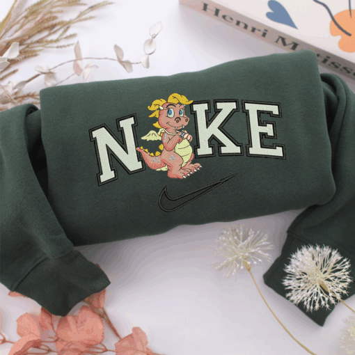 Nike Cassie Dragon Tales Nike Embroidered Sweatshirt, Nike Movie Inspired, Best Gifts Idea For Him Her - Image 3