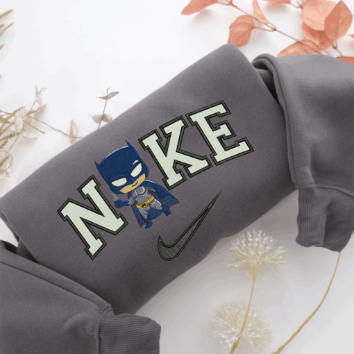 Nike Chibi Batman Nike Embroidered Sweatshirt, Nike Movie Inspired, Best Gifts Idea For Him Her - Image 4