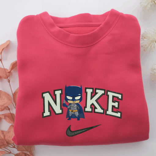 Nike Chibi Batman Nike Embroidered Sweatshirt, Nike Movie Inspired, Best Gifts Idea For Him Her - Image 5