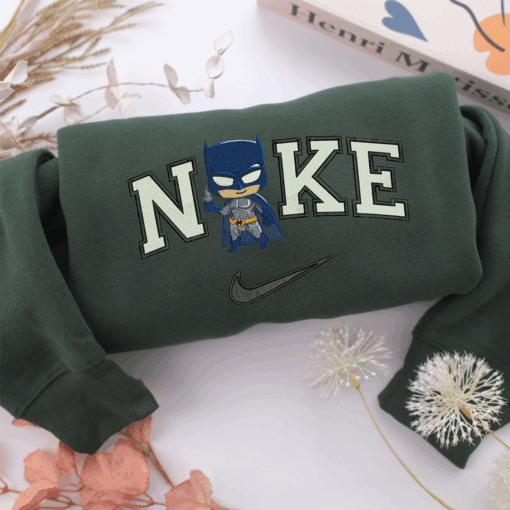 Nike Chibi Batman Nike Embroidered Sweatshirt, Nike Movie Inspired, Best Gifts Idea For Him Her - Image 3