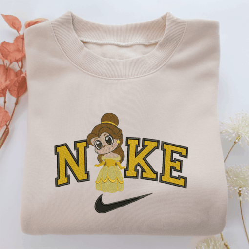 Nike Chibi Belle Nike Embroidered Sweatshirt, Nike Movie Inspired, Best Gifts Idea For Him Her