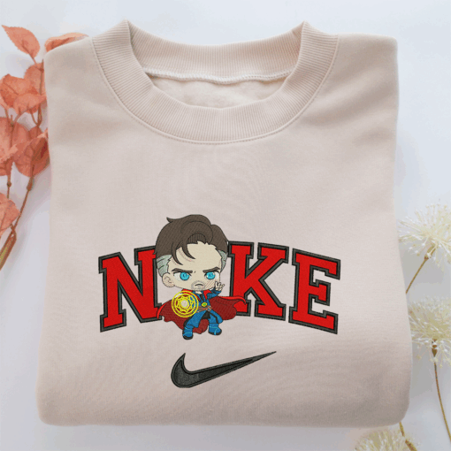 Nike Chibi Doctor Strange Nike Embroidered Sweatshirt, Nike Movie Inspired, Best Gifts Idea For Him Her