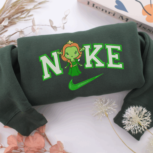 Nike Chibi Fiona Nike Embroidered Sweatshirt, Nike Movie Inspired, Best Gifts Idea For Him Her - Image 3