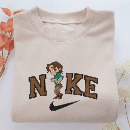 Nike Chibi Flynn Rider Nike Embroidered Sweatshirt, Nike Movie Inspired, Best Gifts Idea For Him Her