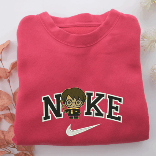 Nike Chibi Harry Potter Nike Embroidered Sweatshirt, Nike Movie Inspired, Best Gifts Idea For Him Her - Image 5