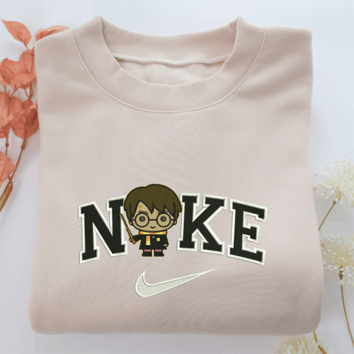 Nike Chibi Harry Potter Nike Embroidered Sweatshirt, Nike Movie Inspired, Best Gifts Idea For Him Her
