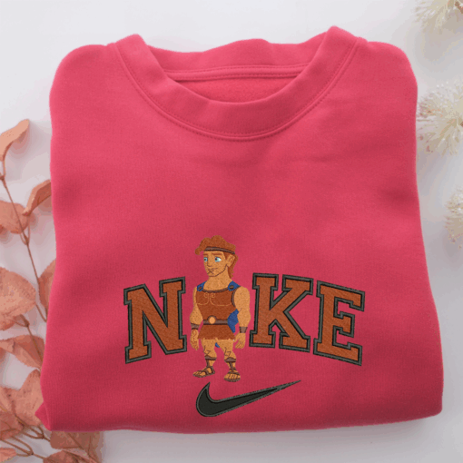 NIke Chibi Hercules Nike Embroidered Sweatshirt, Nike Movie Inspired, Best Gifts Idea For Him Her - Image 5