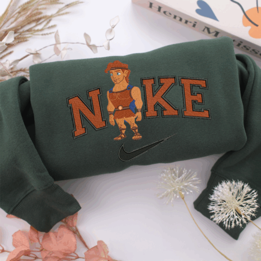 NIke Chibi Hercules Nike Embroidered Sweatshirt, Nike Movie Inspired, Best Gifts Idea For Him Her - Image 3