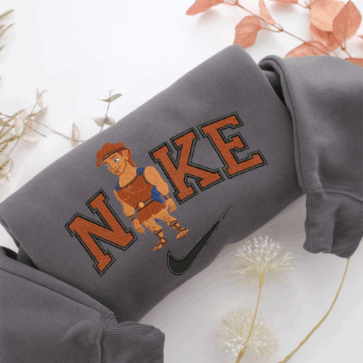 NIke Chibi Hercules Nike Embroidered Sweatshirt, Nike Movie Inspired, Best Gifts Idea For Him Her - Image 4