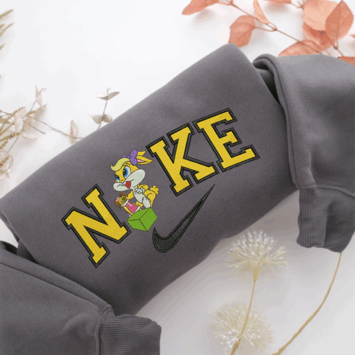 Nike Chibi Lola Bunny Nike Embroidered Sweatshirt, Nike Movie Inspired, Best Gifts Idea For Him Her - Image 4