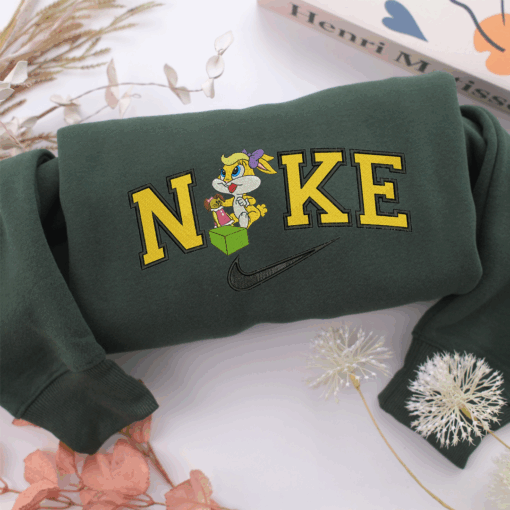 Nike Chibi Lola Bunny Nike Embroidered Sweatshirt, Nike Movie Inspired, Best Gifts Idea For Him Her - Image 3