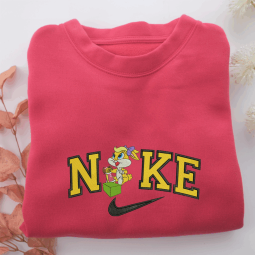 Nike Chibi Lola Bunny Nike Embroidered Sweatshirt, Nike Movie Inspired, Best Gifts Idea For Him Her - Image 5