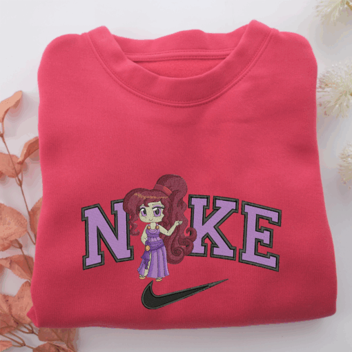 Nike Chibi Megara v2 Nike Embroidered Sweatshirt, Nike Movie Inspired, Best Gifts Idea For Him Her - Image 5