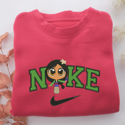 Nike Chibi Mulan Nike Embroidered Sweatshirt, Nike Movie Inspired, Best Gifts Idea For Him Her - Image 2